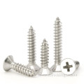 Cross Recessed Steel Self Tapping countersunk Screws